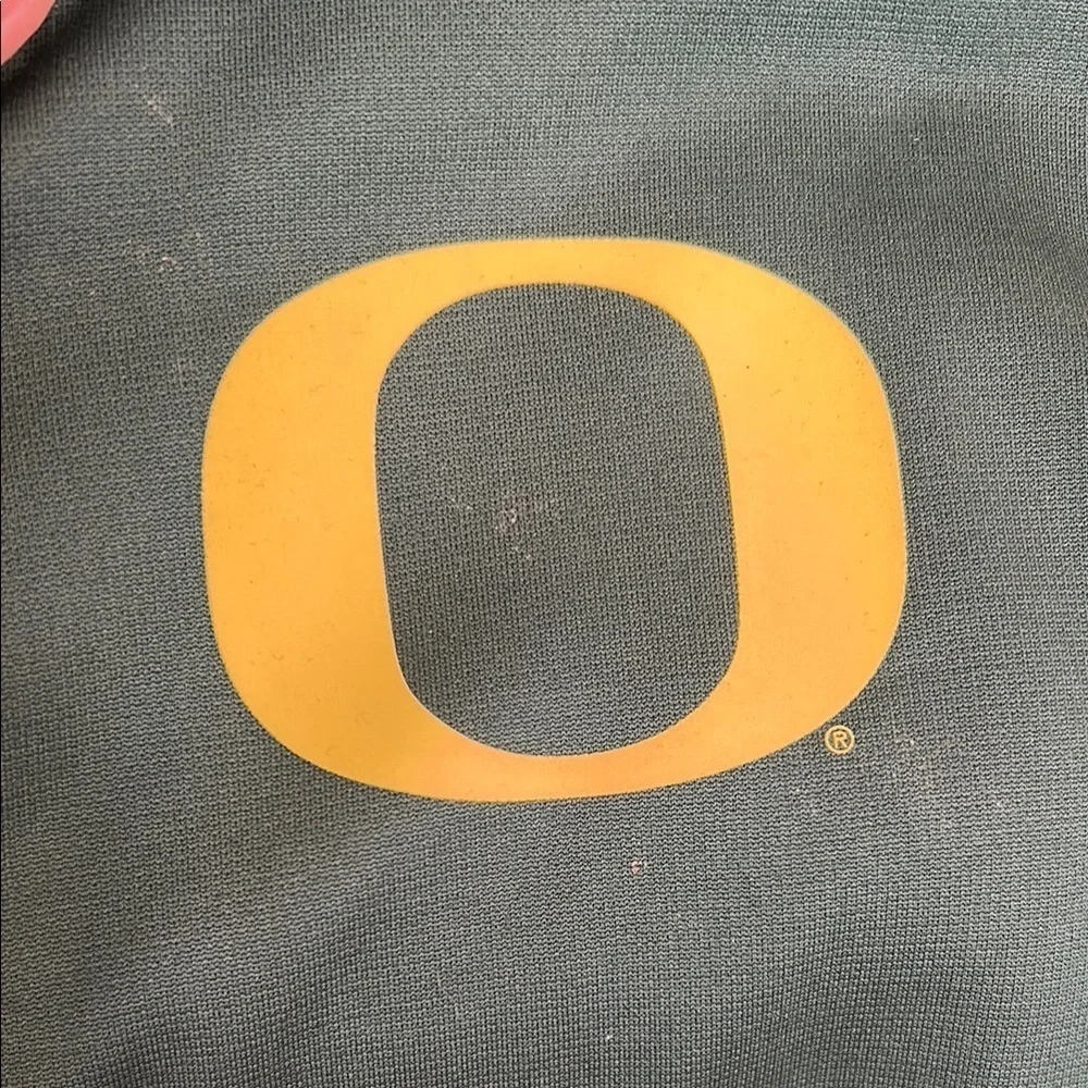 Nike Oregon Duck Forest Green Performance Jacket with Yellow Accent